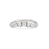 Crown of Love - Diamond Ring 14k White Gold